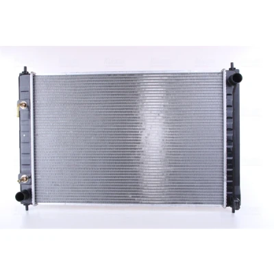 Imagen de NISSENS 68743 Radiador, refrigeración del motor Aluminio 670 455 25 Aletas soldadas