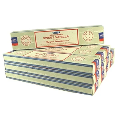 Imagen de Satya Incienso Sweet Vainilla 15 GR. X 12 Cajas = 180