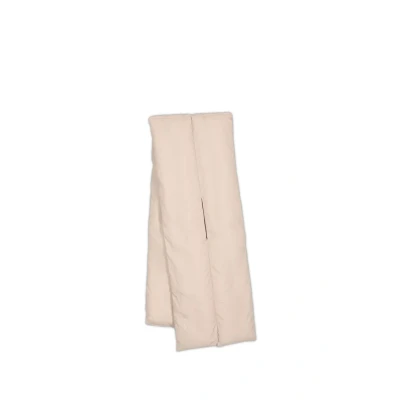 Imagen de Expatrié Bufanda de Mujer Beige Ginny Invierno Monocolor Nylon Chal Acolchada con Diseño Almohada Grande para Otoño e