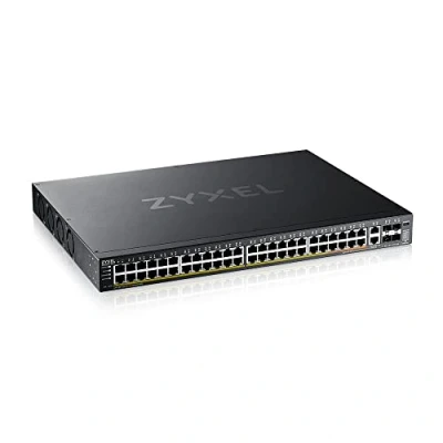 Imagen de Zyxel 48 Port GbE L3 Access PoE+ Switch with 6 10G Uplink (600 W) (XGS2220 54HP)