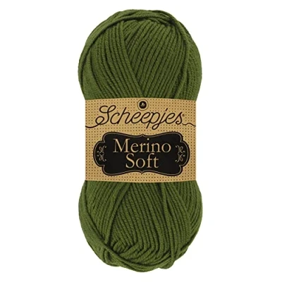 Imagen de Scheepjes Soft Yarn, 50% Lana Merino Superwash Microfibra 25% acrílico, 627 Manet, 10x50g, 10