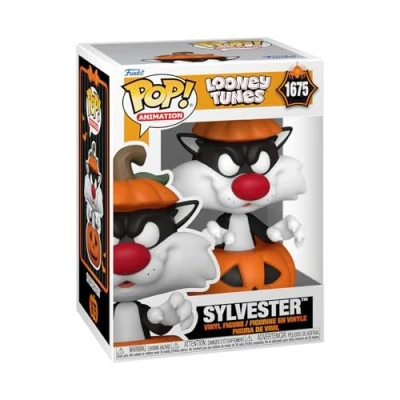Imagen de Funko Pop! Animation: LTH Sylvester Cat with Pumpkin​ Silvestre Looney Tunes Figura de Vinilo Coleccionable Idea Regalo Mercancia Oficial Juguetes para Niños y Adultos TV Fans