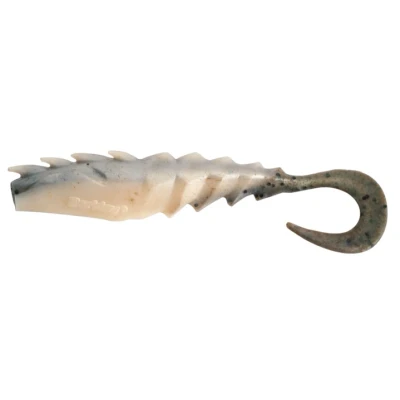 Imagen de Berkley Gulp! Nemesis Prawn Curl Tail 5in Shad (3 piezas) Natural Shrimp Shads