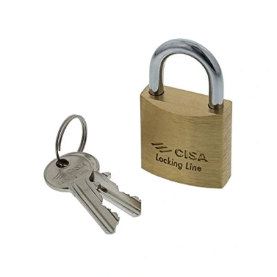 Imagen de Cisa Candado Locking Line, latón, dorado, 21010300