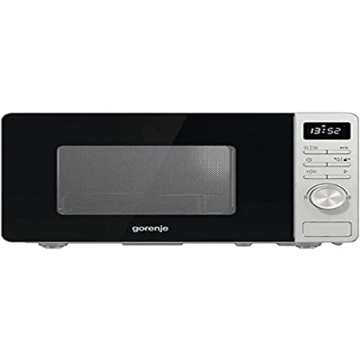 Imagen de Gorenje MO20A4X Sobre el rango Microondas (Sobre rango, con grill, 20 L, 800 W, Botones, Giratorio, Negro, Metálico)