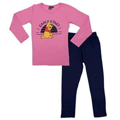 Imagen de United Labels Winnie The Pooh Pijama para Mujer Top pantalón Manga Larga Rosa/Azul (as3, Numeric, Numeric_110, Numeric_116, Regular)