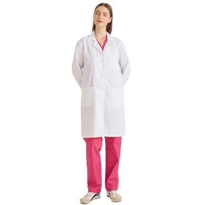 Imagen de MISEMIYA Bata Laboratorio Mujer Blanca Medico de 8166 XL, Blanco