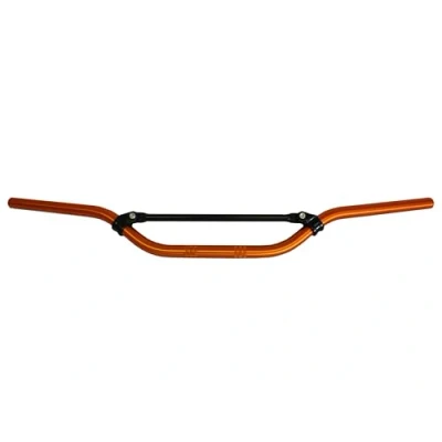 Imagen de Manillar Accossato de aluminio anodizado Naranja con Traversino para Ktm EXC/EGS 2001 (CC 380) Altura Media