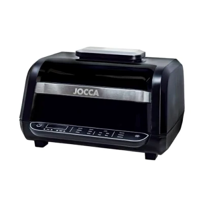 Imagen de JOCCA Freidora de Aire Caliente 7L Sin Aceite 7 Litros Air Fryer Temporizador Temperatura Ajustable Cocina Sana 1700W (Negro/Plata)