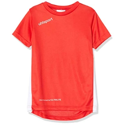 Imagen de Uhlsport Essential MC Camiseta de Juego Manga Corta, Hombre, Rojo/Blanco, 128