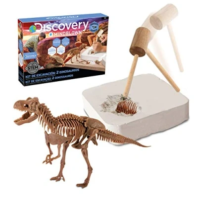 Imagen de Discovery Kit Juguete, Juego arqueología, arqueojugando, excavaciones fosiles, Esqueletos, desenterrar Dinosaurios (6000445)