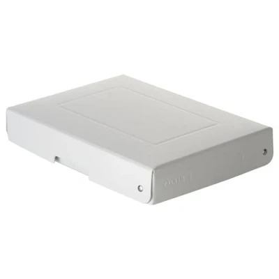 Imagen de FALKEN Original PureBox Pro Made in Germany. 40 mm de alto, DIN A5, ISO 9706, 16245 A. Caja almacenamiento con tapa, libre ácidos, resistente al envejecimiento, adecuada para