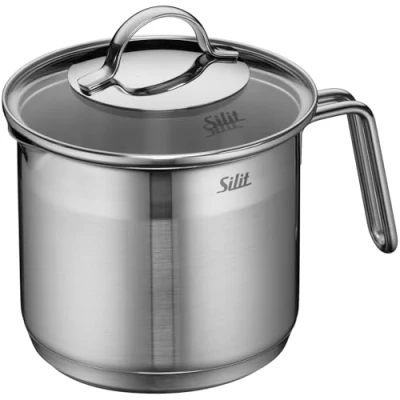 Imagen de Silit Achat cristal tapa cazo de leche, plata, 14 cm, 1,7 l)