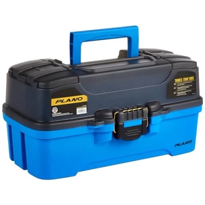 Imagen de Plano Three,Tray Tackle Box, Cajas de Pesca con Organizador para cebos Duros, señuelos, organizadoras artículos Pesca, Todo Unisex, Verde Brillante, Infantil