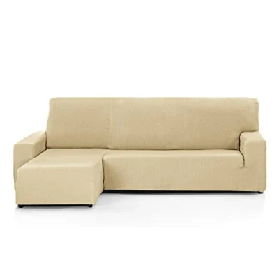 Imagen de Martina Home Tunez Funda chaise longue Brazo corto izquierdo Beige (visto de frente)