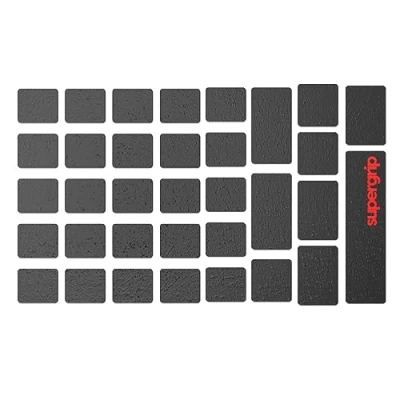 Imagen de Pulsar Gaming Gears SUPERGRIP Cinta de agarre precortada para teclado prelaminada, absorbe el sudor, alto rendimiento, universal, antideslizante, ultrafina, 0,5 mm
