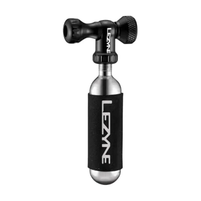 Imagen de LEZYNE Control Drive Co2 (shrader/Presta) Funda Neopreno16g Cartucho Negro, Adultos Unisex, tamaño estándar