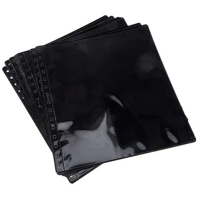 Imagen de Pardo 100100 Pack de 10 fundas transparente, 2 Alojamientos por hoja