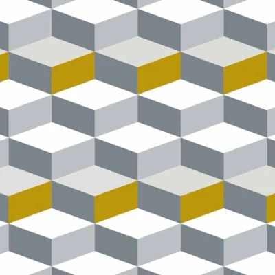 Imagen de Draeger Paris Azulejos adhesivos de pared Ideal para cocina y baño Lote 6 cuadrados cubos, 15 x cm, color gris