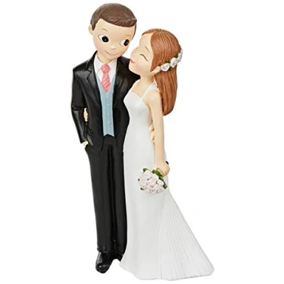 Imagen de Mopec Figura pastel Pop &amp; Fun novios amorosos 21cm, Blanco, Talla única