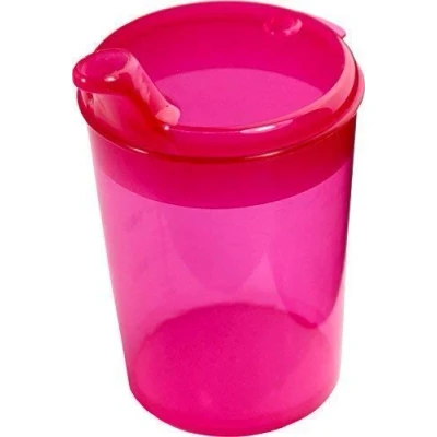 Imagen de Vaso de distintos colores con tapa y abertura para beber, 250 ml, Medi Inn