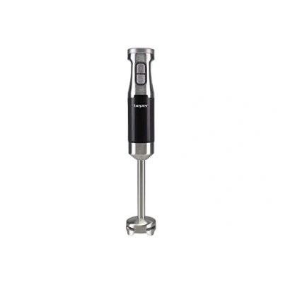 Imagen de BEPER P102FRU100 Batidora de inmersión, Acero/ABS,600 W, Batidor extraíble,4 Cuchillas acero con campana para salpicaduras, Velocidad seleccionable, Función impulsos, turbo, Negro/Gris