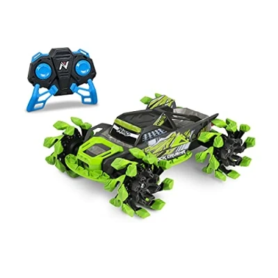 Imagen de Nikko RC 10211 Rock CrushR Coche teledirigido teledirigido, vehículo Todoterreno hasta 14 km/h, Ruedas automáticas, Agarre Extra, Alcance de 100 m, 2,4 GHz, niños a Partir 6 años y Adultos,