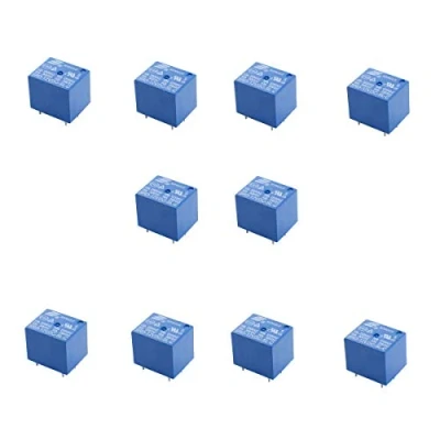 Imagen de Movilideas 10 Unidades Relé SRD 12VDC SL C Miniatura SPDT Para Soldar PCB