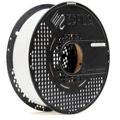 Imagen de 3DFILS Filamento PLA para impresión 3D Neat Winding esFil MAX: 1.75 mm,1Kg,Blanco