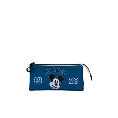 Imagen de Disney Mickey Mouse Class Estuche Portatodo Triple, Azul, 23 x 11 cm