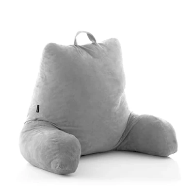 Imagen de InnovaGoods cojin de Lectura con Apoyabrazos Huglow, para Sofa, Cama y Alfombra, Lumbar asa Transporte, Ergonómico, previene molestias Dolores