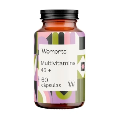 Imagen de Woments Multivitamins 45+ 60 cápsulas Complemento alimenticio a base de vitaminas y minerales Calcio, Vitamina C, Zinc, E, Hierro, D Ácido pantoténico