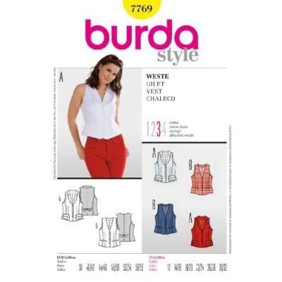 Imagen de Burda Patrón 7769 Chaleco