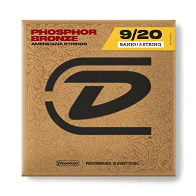 Imagen de Jim Dunlop djp0920 Fósforo Bronce Juego de cuerdas para banjo 5