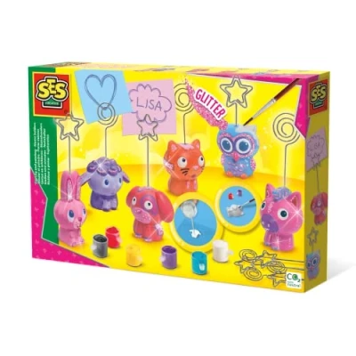 Imagen de SES Creative Sujetanotas Kits de pintura y modelado para niños (6 pieza(s), Multi, 5 año(s), 300 mm, 40 200 mm)