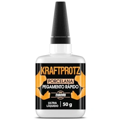 Imagen de 50 g Pegamento para cerámica y Porcelana Extra Fuerte de Baja viscosidad Sellado Evitar Que se seque ARKA Kraftprotz