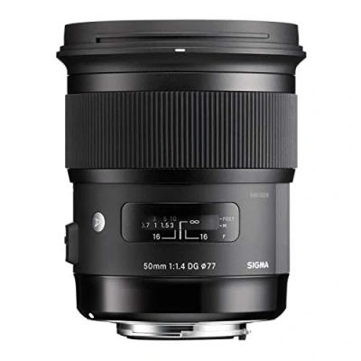 Imagen de Sigma 50 mm f/1.4 Objetivo para Nikon (50mm, f/1.4, zoom óptico 1x, 77 mm), color negro