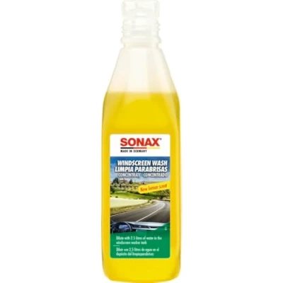 Imagen de SONAX Concentrate 02602000 Líquido limpiaparabrisas sin fosfatos, contiene disolventes 1:10 amarillo 250