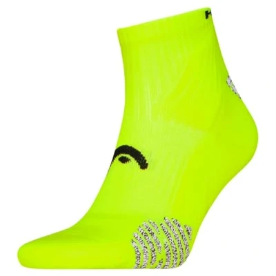 Imagen de HEAD Padel Quarter Sock, Amarillo, 43 46 Unisex Adulto