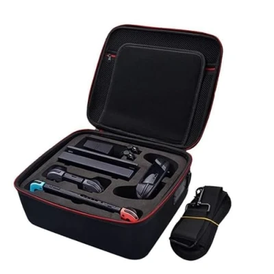 Imagen de estuche de transporte compatible con Nintendo Switch, viaje, consolas mandos, juegos y otros accesorios electrónicos