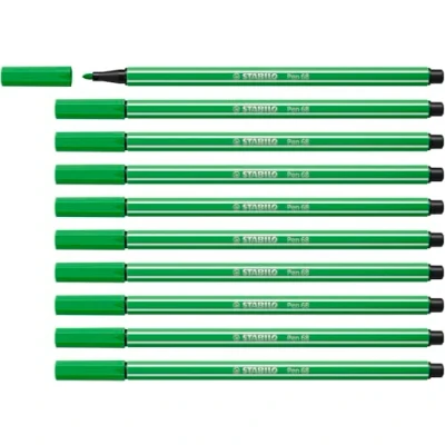Imagen de Rotulador stabilo acuarelable pen 68 verde hoja 1 mm