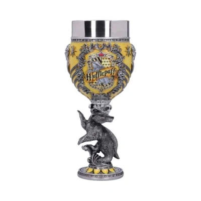 Imagen de Nemesis Now Harry Potter Hufflepuff Hogwarts House Collectable Goblet, Resina, Plata Amarilla, 1.25 picometer