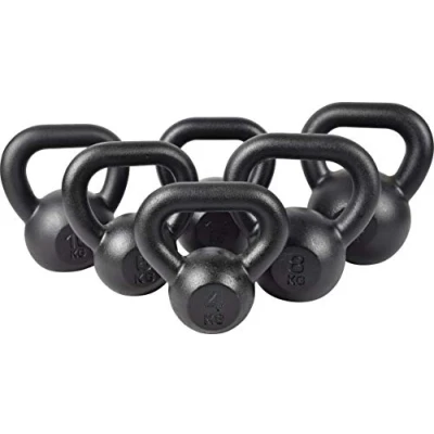 Imagen de Kettlebell de Hierro Fundido Peso Pesado para Entrenamiento Fuerza y ​​Cardio Pesa 12kg KAWMET