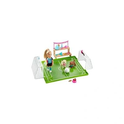 Imagen de Barbie y sus Hermanas fubolistas muñecas con Accesorios, Regalo para niñas niños 3 9 años (Mattel GHK37)