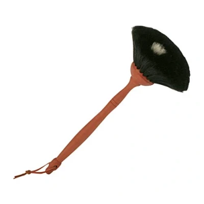 Imagen de goat hair plumero con mango de madera peral