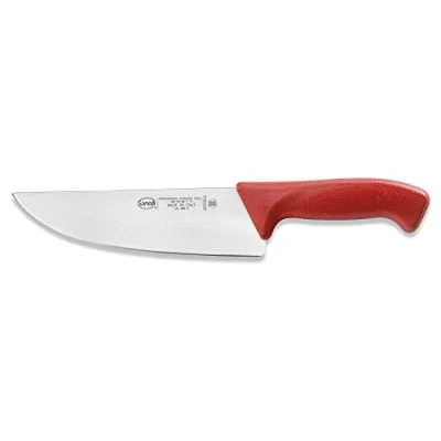 Imagen de Sanelli Línea Skin Color Cuchillo rebanar, Acero Inoxidable, Rojo