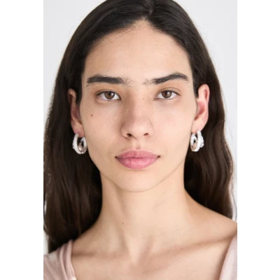 Imagen de Swarovski Capsule HOOP Pendientes, Mujer, Talla: One Size, White