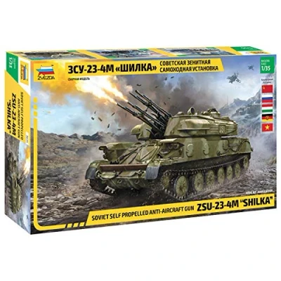 Imagen de Zvezda 1/35 ZSU 23 4M Shilka Soviet Anti Aircraft Gun ZVE3635