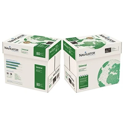 Imagen de NAVIGATOR universal Papel para fotocopiadora (A4, 80 g/m²), color blanco NAV0317 [5 x 500 hojas]