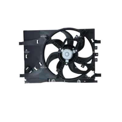 Imagen de NRF 47235 Ventilador de radiador 390 12 150 con bastidor (armazón) OPEL: Corsa D Hatchback, FIAT: Grande Punto Hatchback